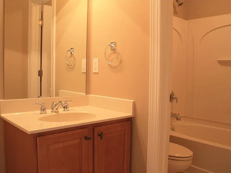 one full bath on the second level