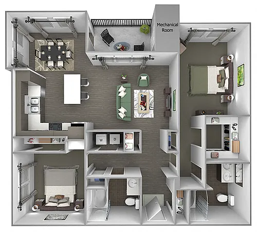 Floor plan B2 (San Pablo)