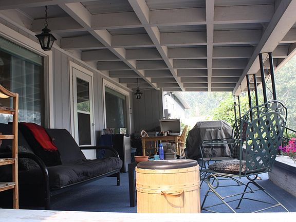 Covered back porch