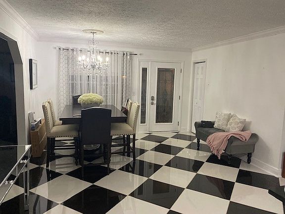 entrance and dining room