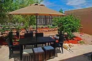 Garden and fenced in yard
