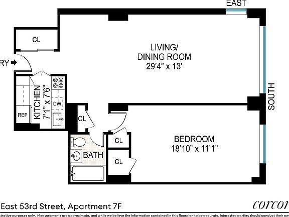 2nd image of 411 E 53rd St APT 7F