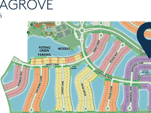Location of this home within Del Webb Naples