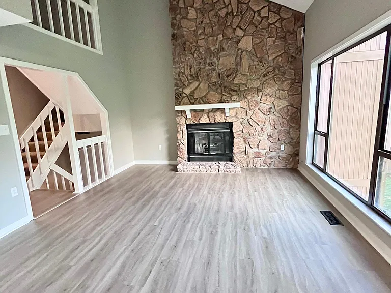 Great room with original (working) fireplace