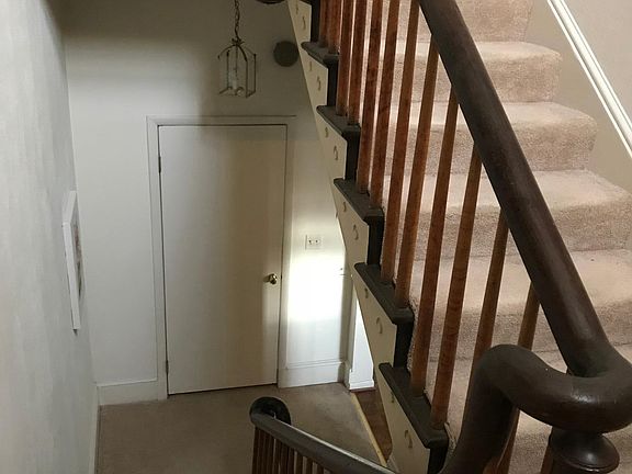 Stairs to 2 bedrooms