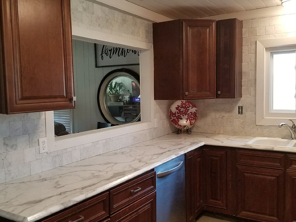 Kitchen open to living