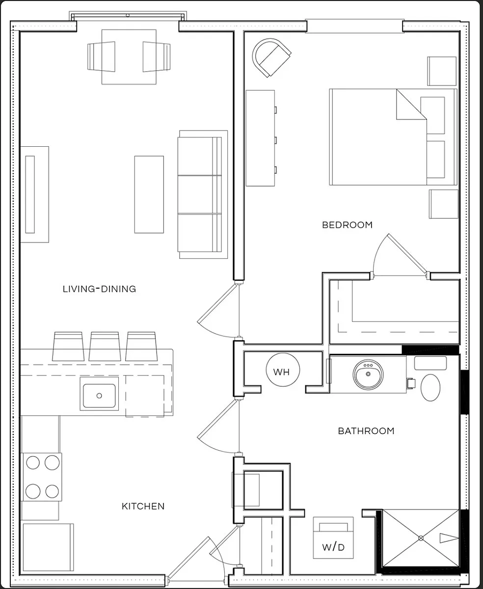 Floor plan The Pencoyd AC 1