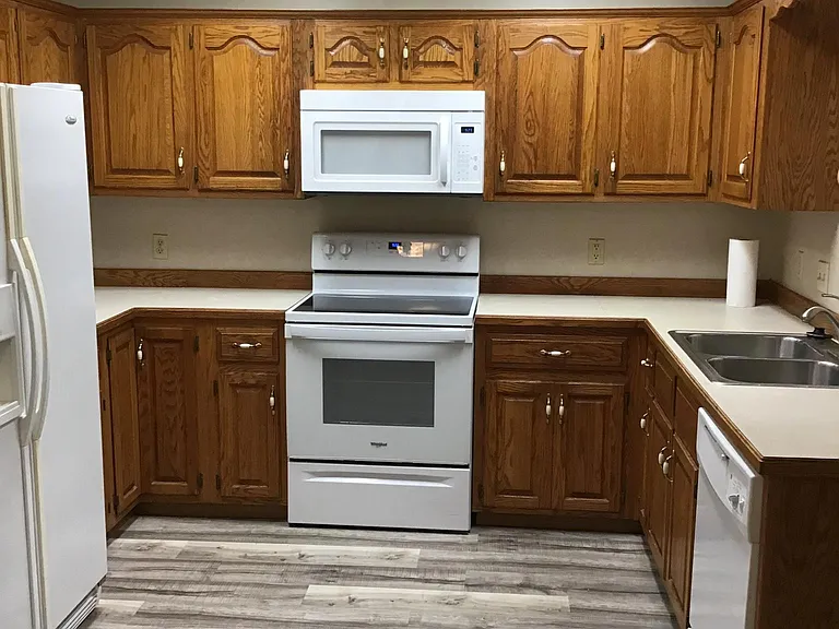 Kitchen view from dining area