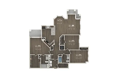 Floor plan C1L + Garage