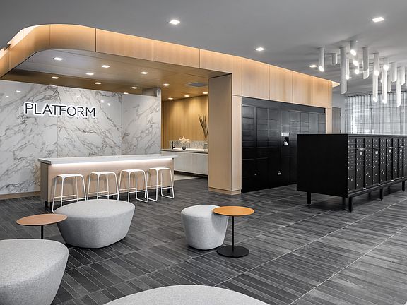 Reception with Package Concierge System