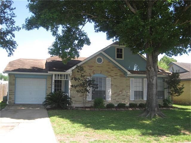 Front of brick home