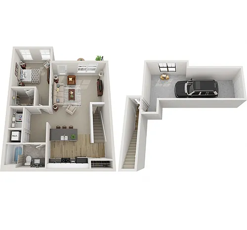 Floor plan Pearson - Attached Garage