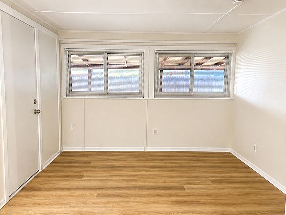 Living room - new plank flooring throughout