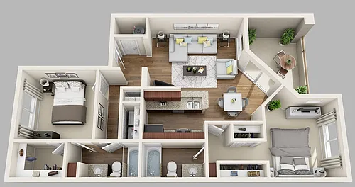 Floor plan 2B