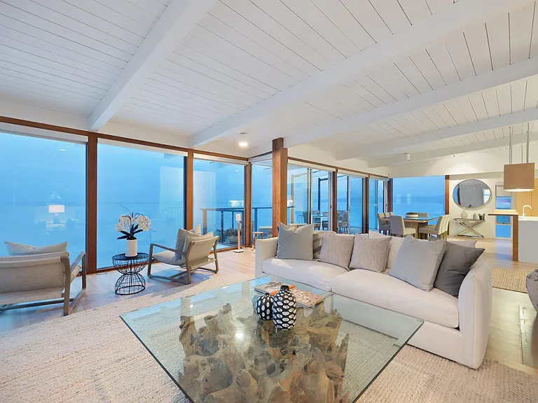 The open living space has ample space for family time.
