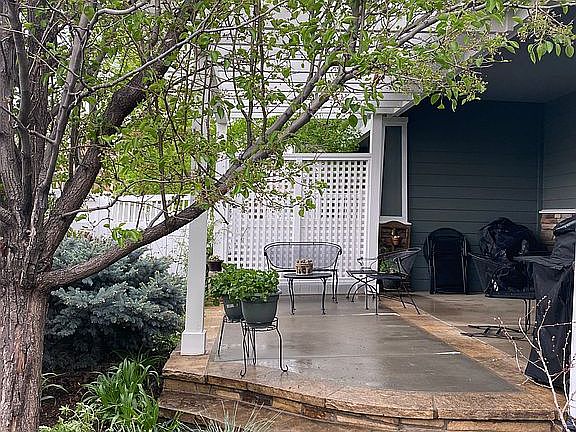 Backyard patio