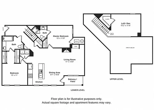 Floor plan Beacon Loft