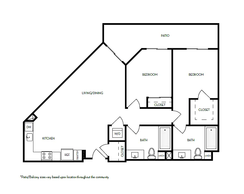 Floor plan 2x2a