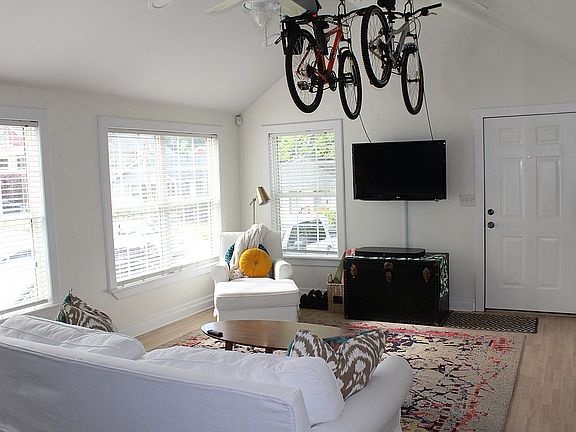 Living Room w/ Bike Storage