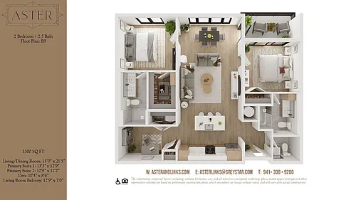 Floor plan Aster B9