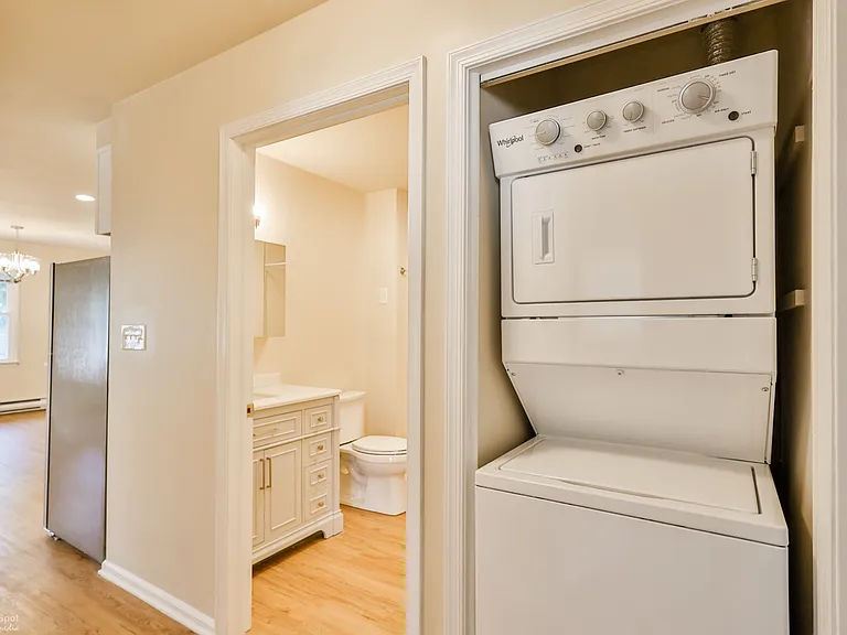 Hallway and laundry nook