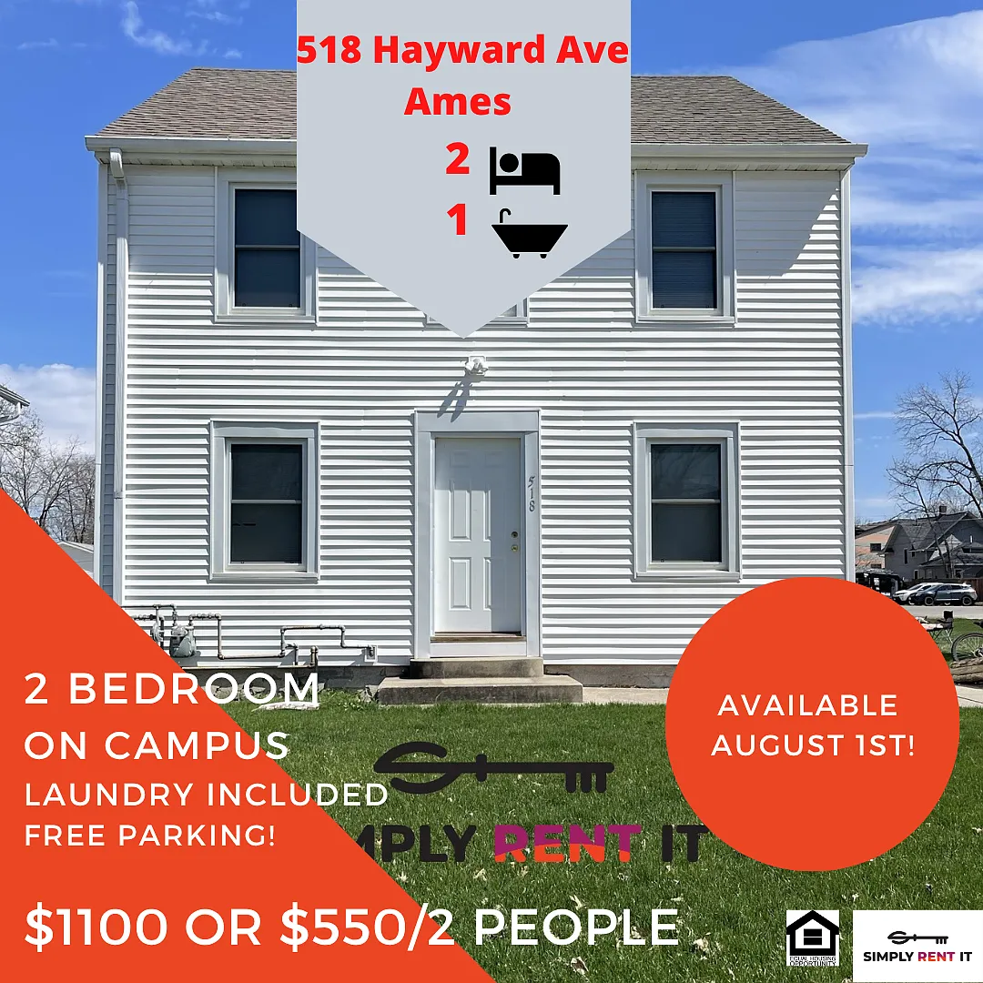 2 Bedroom | On Campus | Free Parking | Aug 1 — Photo 1