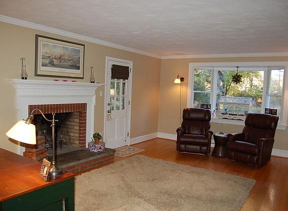 Living Room with Fireplace