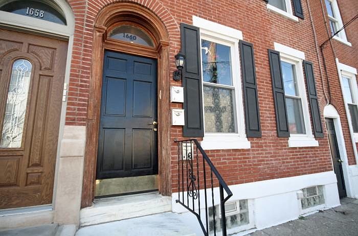 front of building