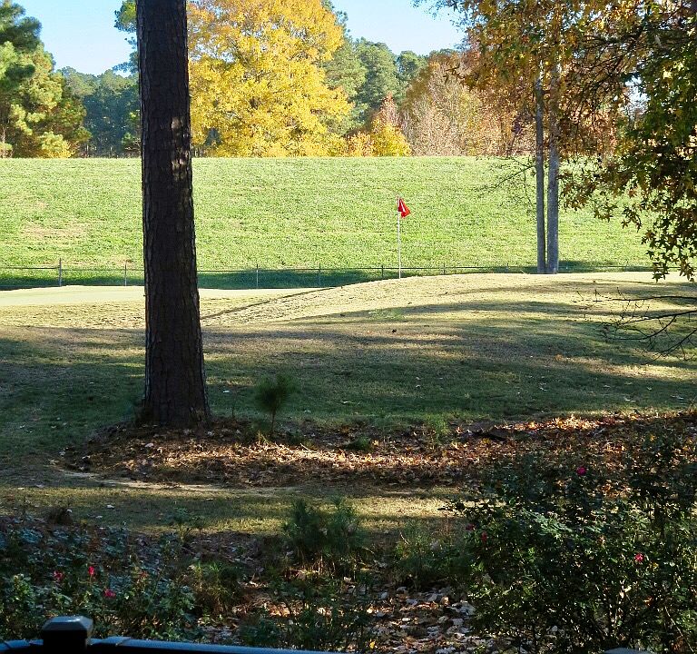 Golf course view from deck