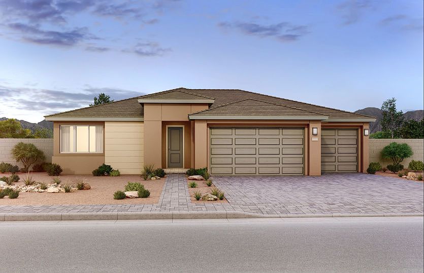 Exterior B with Oversized Garage