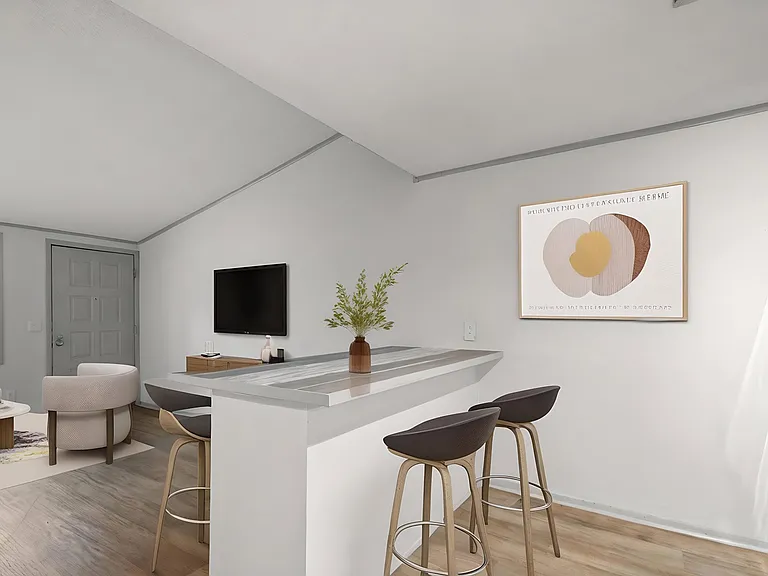 Retreat at Indian Lake - Living Room & Kitchen