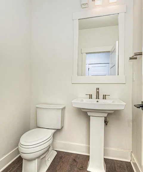 Downstairs half bath