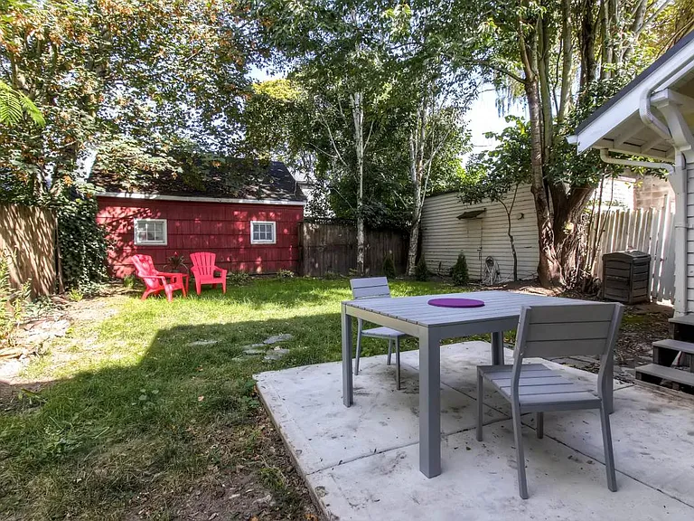 BBQ in Newly Landscaped Backyard (added after the photo) wit