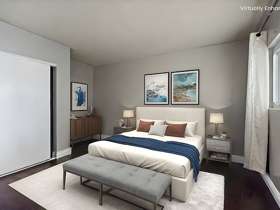 bedroom 1 with virtual stage
