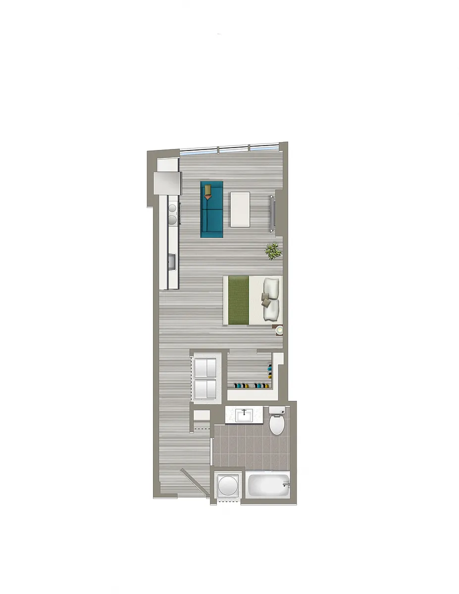 Floor plan Studio-F