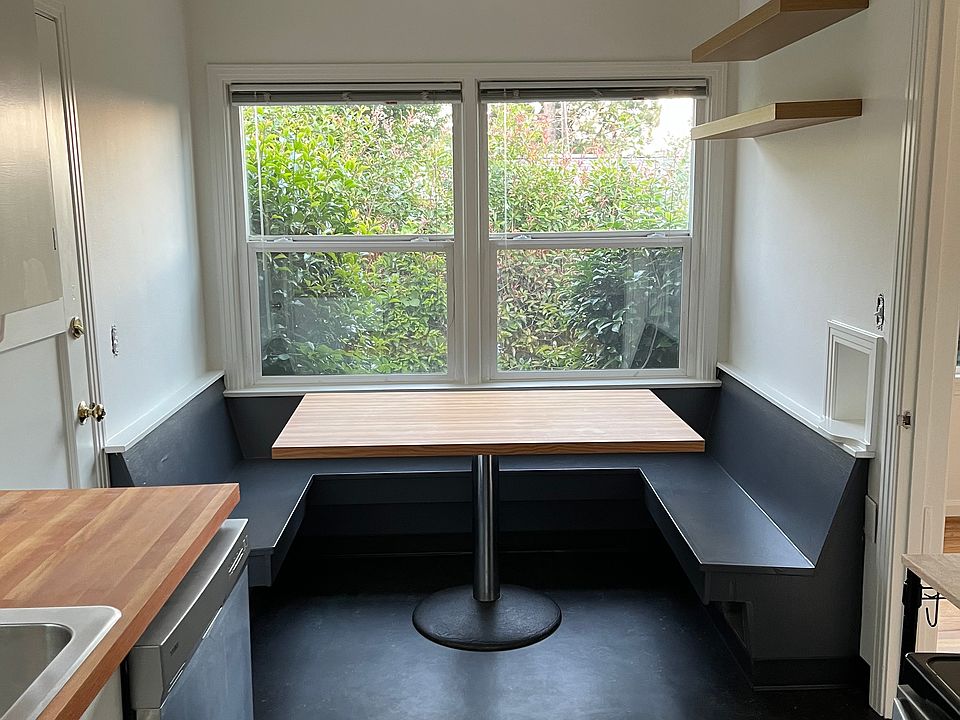 Breakfast nook in kitchen