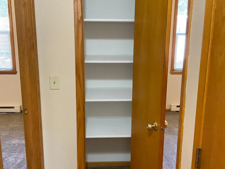 End of hallway closet