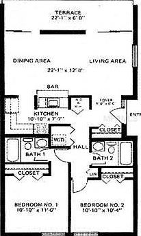 3rd image of 120 Hibiscus Woods Ct APT 13A