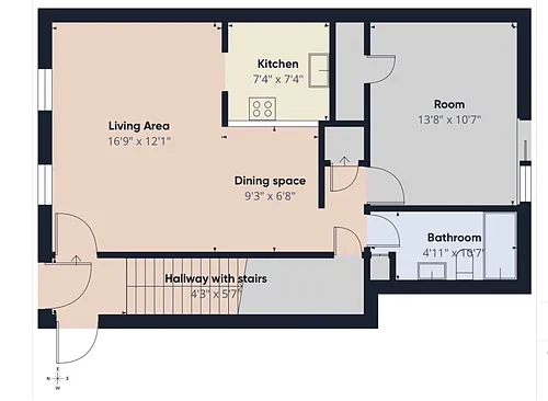 Floor plan 1 Bed