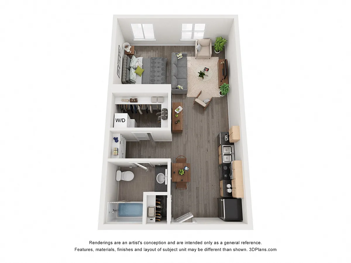 Floor plan Studio
