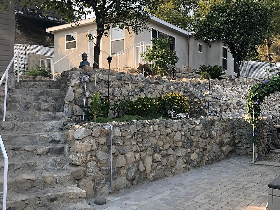 Steps to the back house