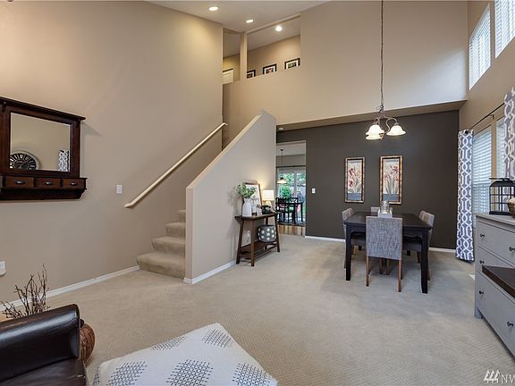 Formal living and dining rooms with fresh paint in most of the house