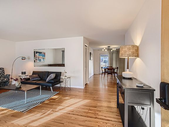 The connected room leads to the dining area and private backyard. Fully fenced and exclusive to you!
