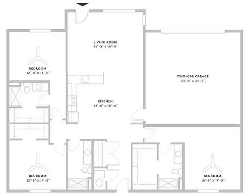 Floor plan Townhome