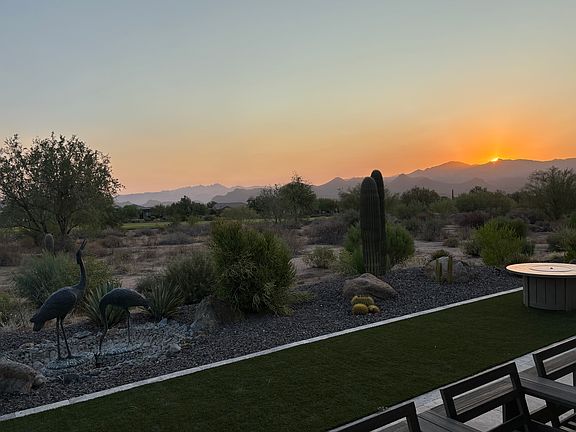 Arizona sunrise over Tonto Mountains