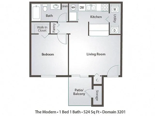 Floor plan The Modern