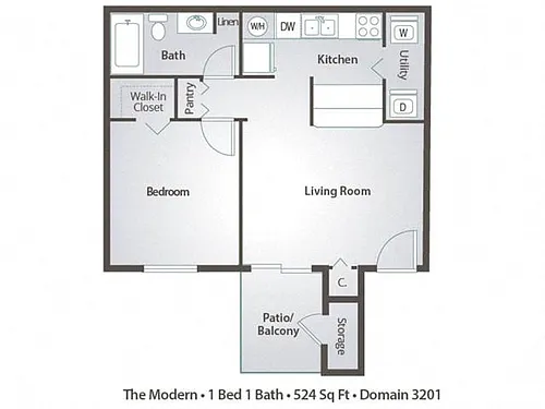 Floor plan The Modern