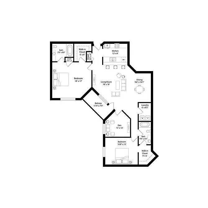 Floor plan B14R