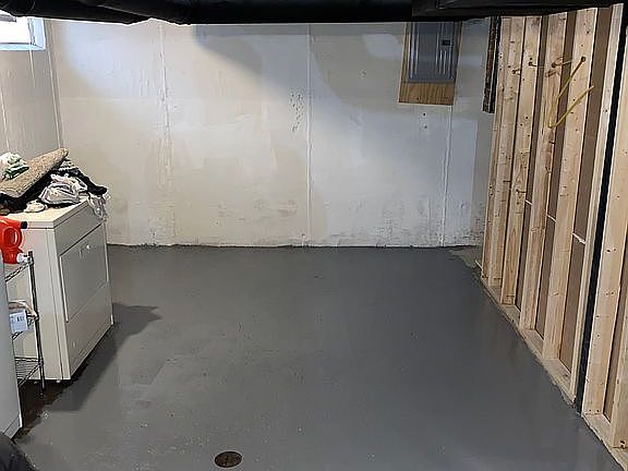Half finished basement