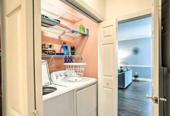 In unit washer and dryer